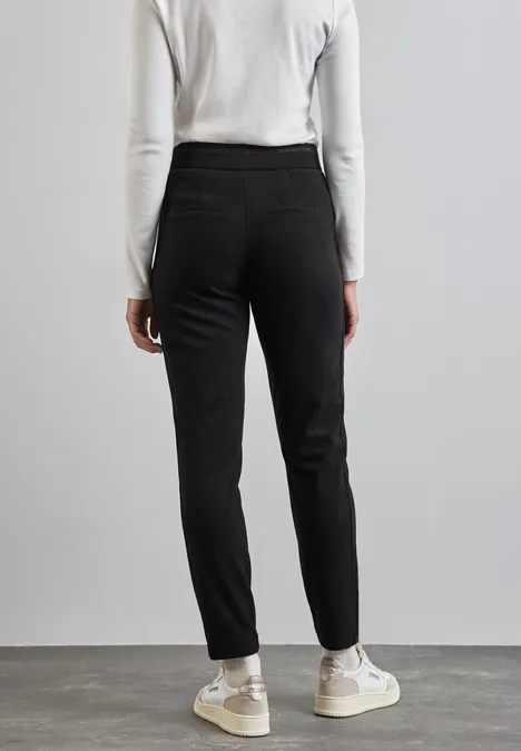 Hose im Loose Fit whale tail grey melange