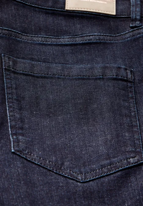 Straight Leg Jeans dark indigo rinsed