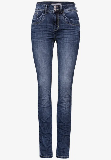 Jeans im Casual Fit Mid Blue Wash