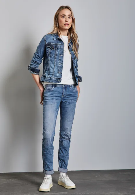 Jeans im Casual Fit Light Blue Wash