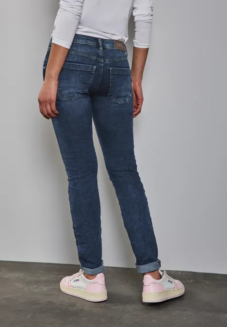 Jeans im Casual Fit Dark Blue Wash