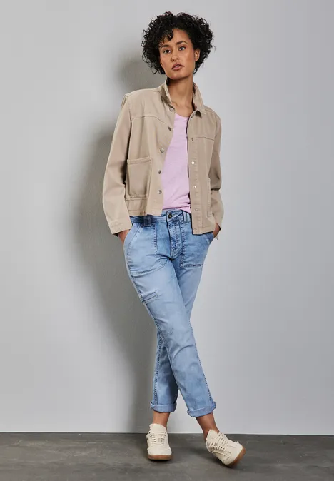 Jeans im Cargo-Look Ultra Bleach Random Washed Jeans im Cargo-Look Ultra Bleach Random Washed