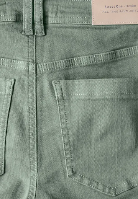 Jeans im Cargo-Look Olive Washed