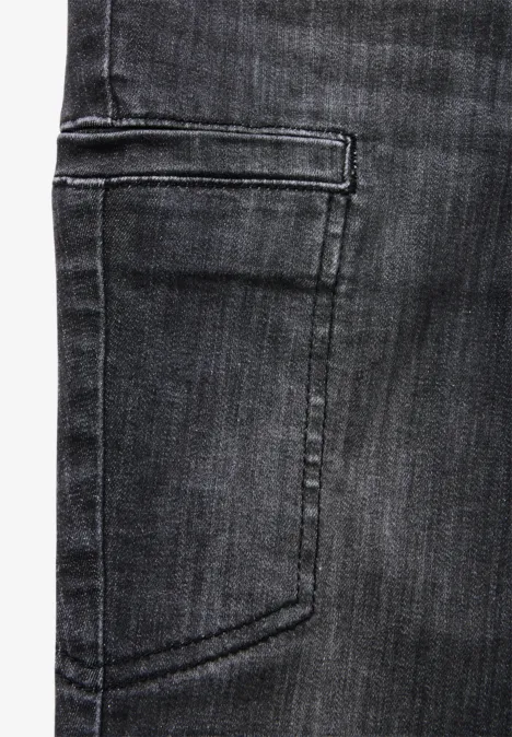 Jeans im Cargo-Look Black washed