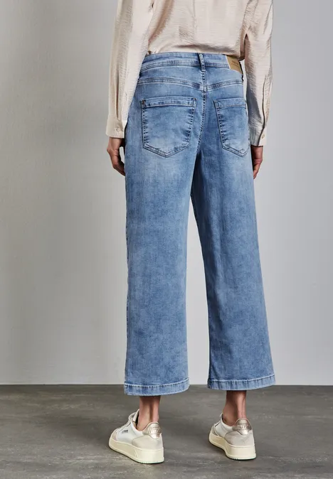 Wide Leg Jeans Light blue washed
