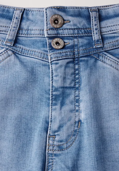 Wide Leg Jeans Light blue washed