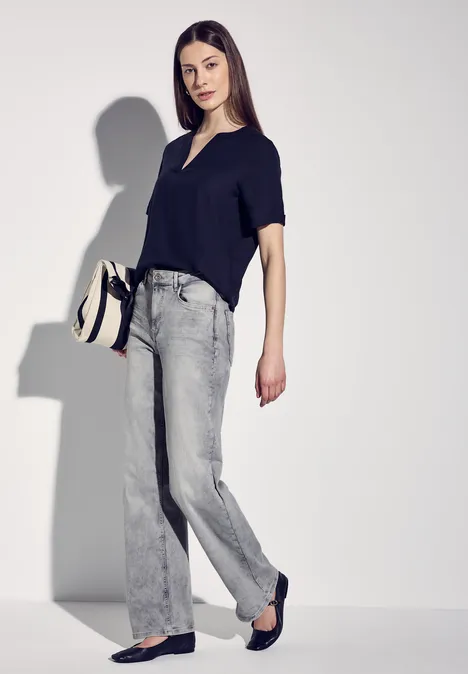 Wide Leg Jeans Ice grey wash