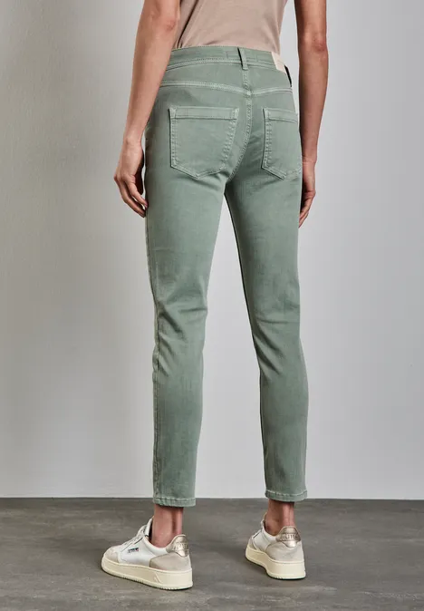 Slim Fit Jeans Olive Washed
