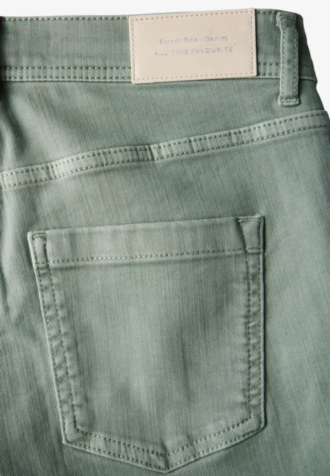 Slim Fit Jeans Olive Washed