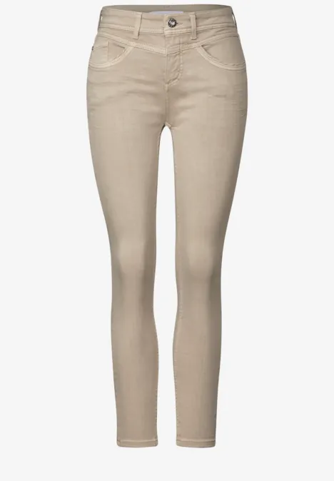 Slim Fit Jeans Beige Washed Slim Fit Jeans Beige Washed