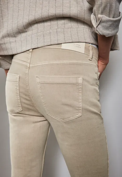 Slim Fit Jeans Beige Washed Slim Fit Jeans Beige Washed