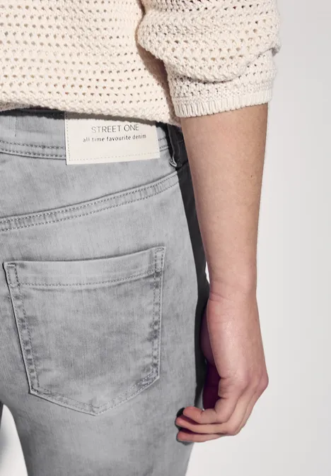 Jeans im Casual Fit Ice grey wash
