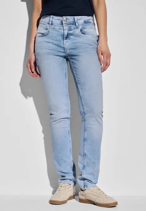 Jeans im Casual Fit Super Bleach washed