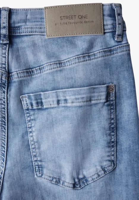 Wide Leg Jeans Light blue washed