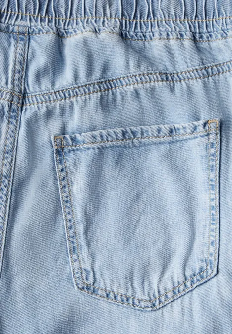 Wide Leg Jeans Light Blue clean