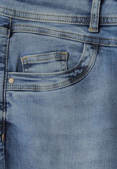 7/8-Jeans im Casual Fit Medium Blue Random Acid