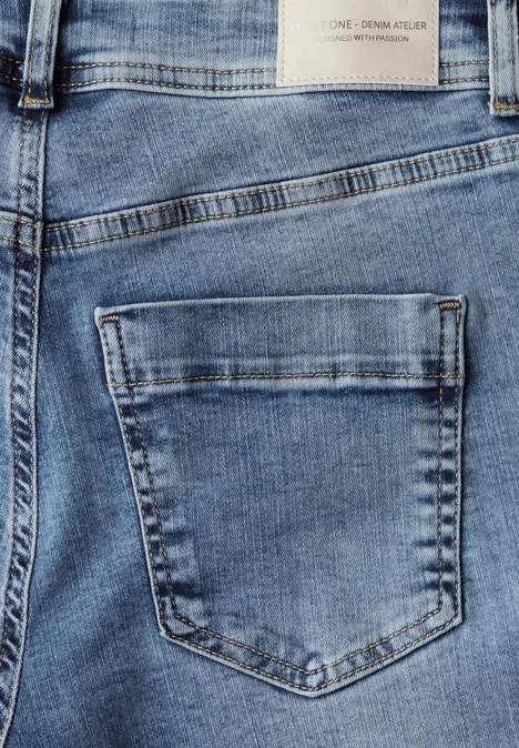7/8-Jeans im Casual Fit Medium Blue Random Acid