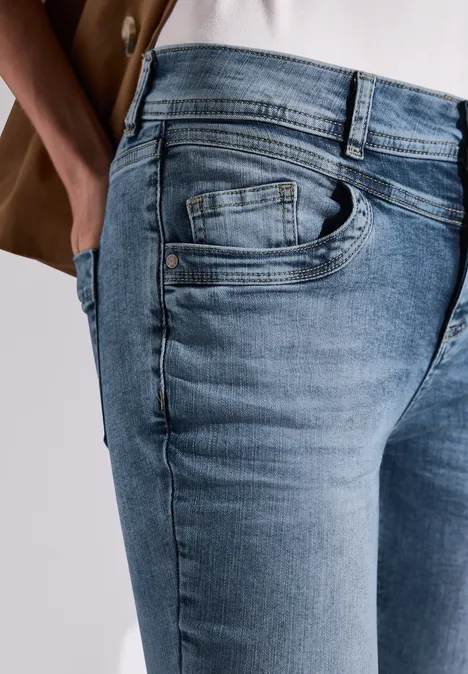 7/8-Jeans im Casual Fit Medium Blue Random Acid