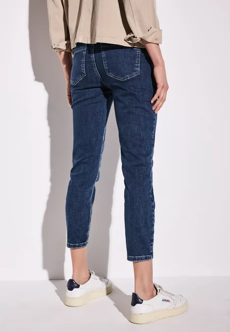 7/8-Jeans im Slim Fit Dark Blue washed