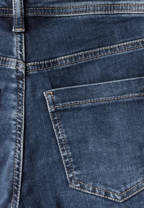 7/8-Jeans im Slim Fit Dark Blue washed