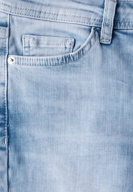 Jeans 7/8 en Slim Fit Ultra Bleach Random Washed