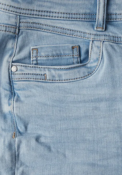 Jeans bermuda bleaché Ultra Bleach Random Washed