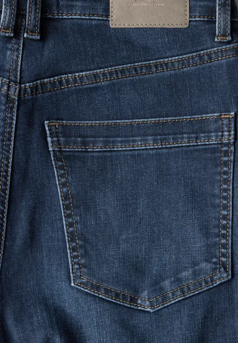 Wide Legs Jeans dark indigo washed