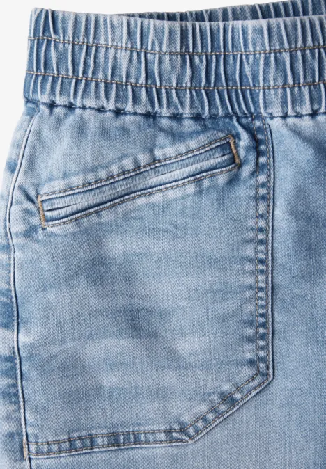 Culotte en jean light blue washed