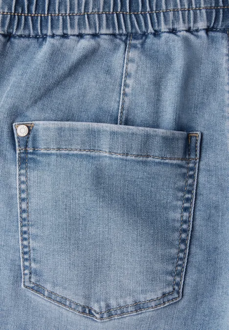 Culotte en jean light blue washed