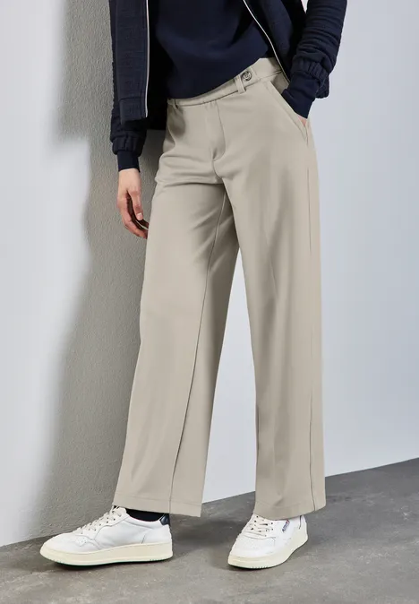 Straight Leg Hose stone beige