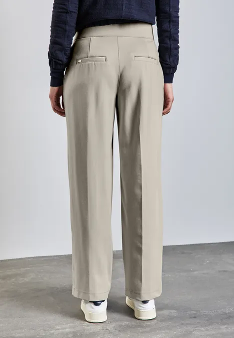 Straight Leg Hose stone beige
