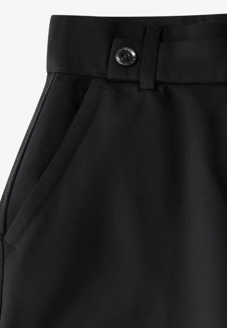 Straight Leg Hose Black