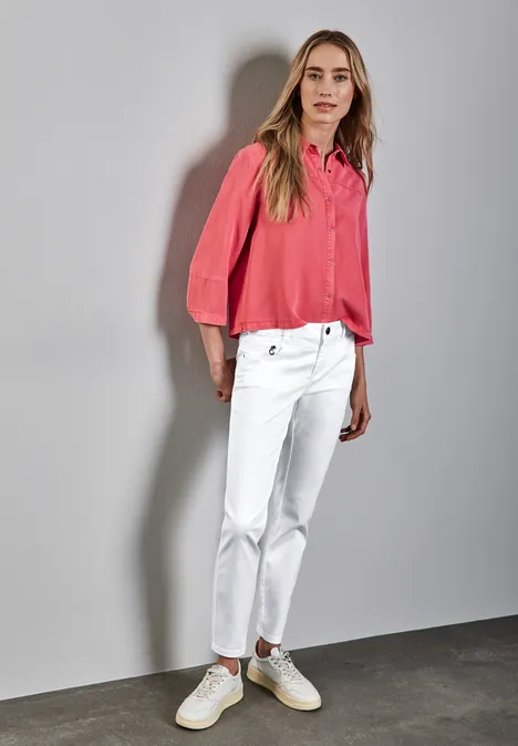 Pantalon en coupe casual White