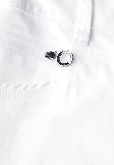 Pantalon en coupe casual White