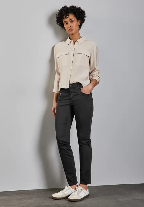 Pantalon en coupe casual Black