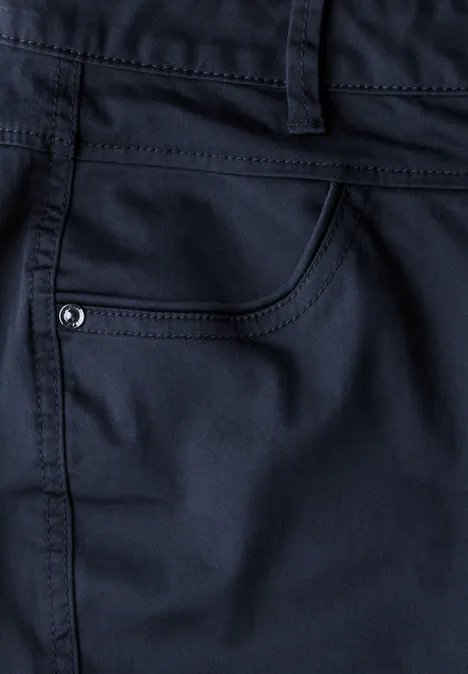 7/8-Satinhose deep blue