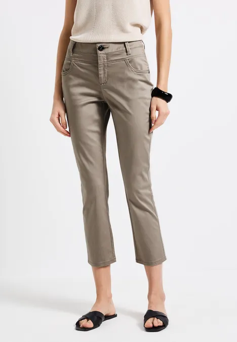 7/8-Satinhose cool ivory