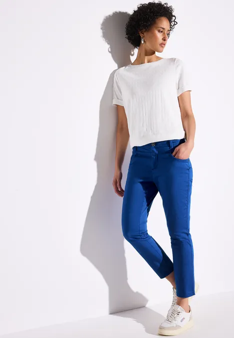 7/8-Satinhose dodger blue