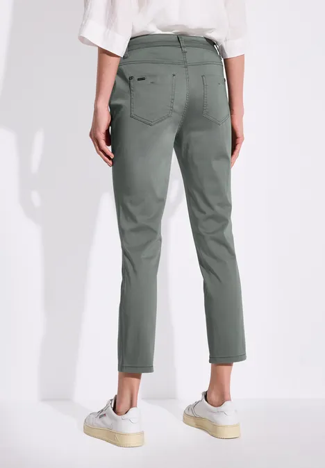 7/8-Satinhose muse green