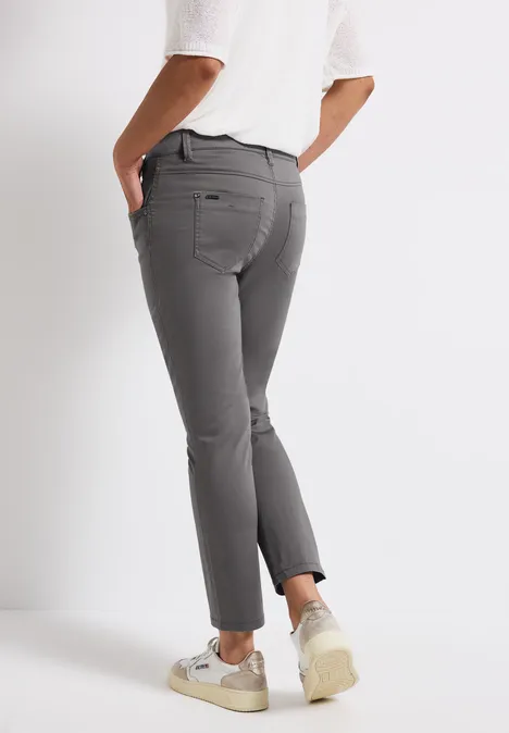 7/8-Satinhose overcast grey