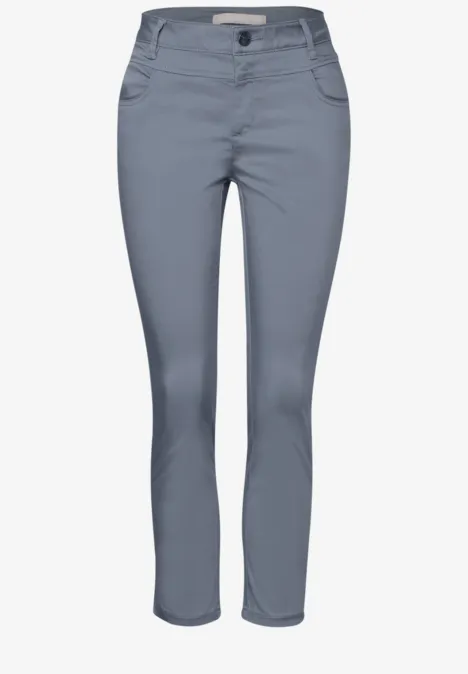7/8-Satinhose velvet sky blue