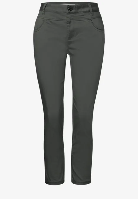 7/8-Satinhose wither green
