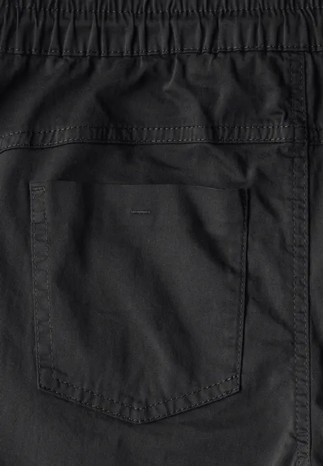 Hose im Loose Fit Black