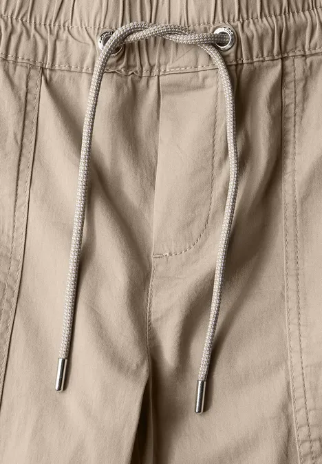 Hose im Loose Fit safari beige