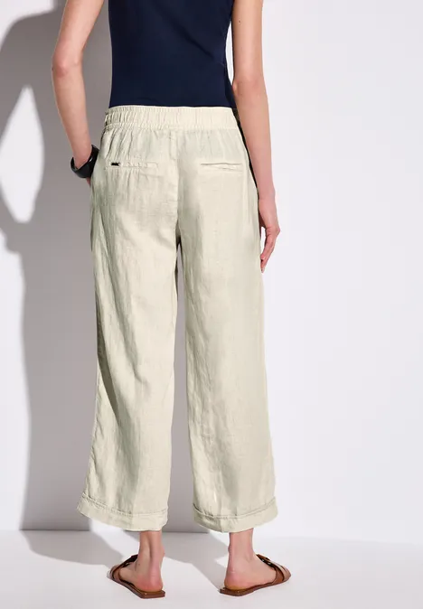 Leinen Culotte moonstone sand