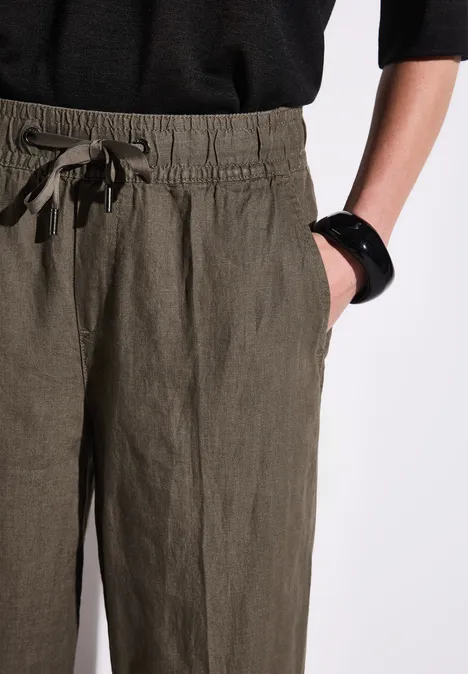 Leinen Culotte acron brown