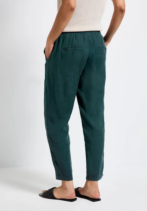 Paperbag Hose dark garden green
