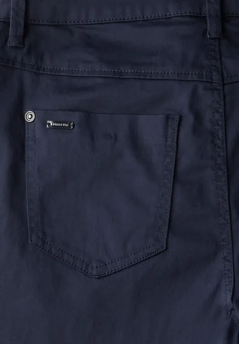 Satin 3/4-Hose deep blue
