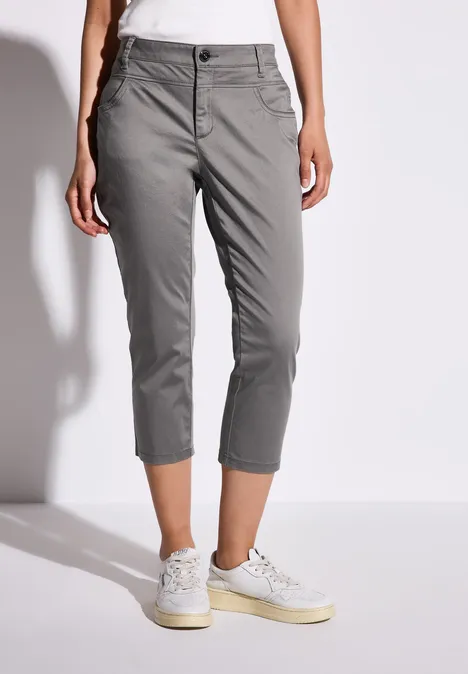 Satin 3/4-Hose overcast grey