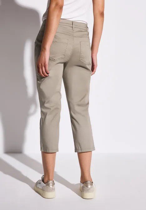 Satin 3/4-Hose buff grey
